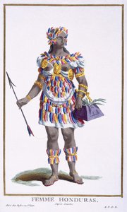 Nainen Hondurasista, 1780