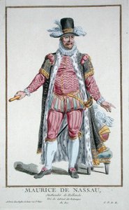 Nassaun prinssi Maurice (1567-1625) Hollannin tasavallan Stadholder 