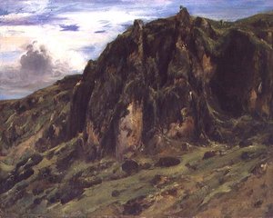 Maisema Auvergnessa tekijältä Pierre Etienne Theodore Rousseau