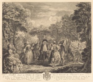 Baletti oopperassa, 1761. tekijältä Pierre François Basan
