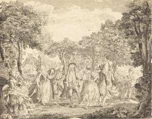 Baletti oopperassa, 1761. tekijältä Pierre François Basan