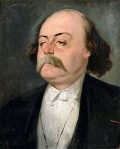 Gustave Flaubertin muotokuva 1821-1880 tekijältä Pierre François Eugène Giraud