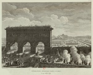 Pariisissa 14. heinäkuuta 1790 pidetty yleinen liittokokous.