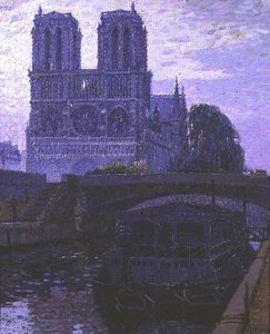 Notre Dame, Pariisi (öljy kankaalle) tekijältä Pierre Gaston Rigaud