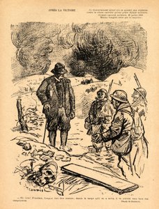 Punainen nauru, mustavalkoinen satiirinen tekijältä Pierre Georges Jeanniot