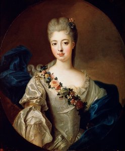 Orléansin Charlotte Aglaén muotokuva, Mademoiselle de Valois, 1720-luku.