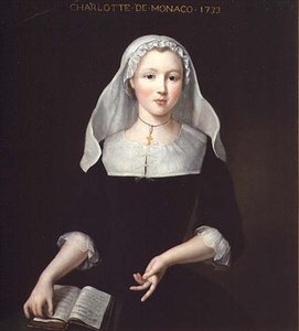Charlotte Grimaldin muotokuva Monacosta