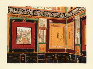Exedra Siricuksen talon atriumissa Pompejissa