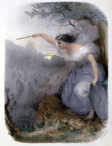 The Fairy Willis - teoksessa "Mytologiset naiset", kirjoittaneet Mery ja Foelix, ill. G. Staal, toim. kirjoittanut Gouet tekijältä Pierre Gustave Eugene Staal