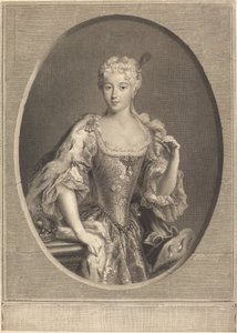 Maria Klementyna Sobieska tekijältä Pierre Imbert Drevet, after Antonio David