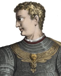 Caligula (Caius Caesar Germanicus) (12-41), Rooman keisari - Caius Caesar Germanicus dit Caligula (12-41), Rooman keisari - Pierre Jean Marietten kaiverrus tekijältä Pierre Jean Mariette