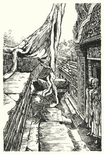 Toisessa kerroksessa, Baphuon (kaiverrus)