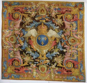 Louis XV saippuatehdasmatto, 1740-50 tekijältä Pierre Josse Perrot
