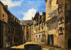 Näkymä Château de Paun pihalle