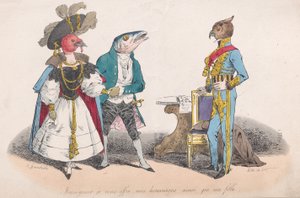 Sir, esitän sinulle kunnioitukseni ja tyttäreni Päivän metamorfoosit, 1829.
