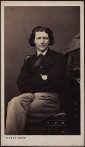 Näyttelijä Victorien Sardoun muotokuva 1831-1908, noin 1860. tekijältä Pierre Lanith Petit