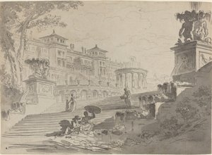 Fantasia Villa Medici suihkulähteineen
