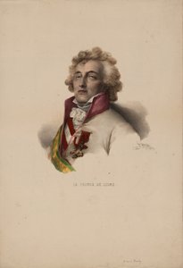 Charles-Josephin muotokuva, prinssi de Ligne 1735-1814, 1825