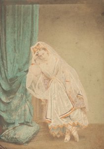 [Kreivitär kultaisessa Pique-mekossa Judithina], 1860-luku. tekijältä Pierre Louis Pierson
