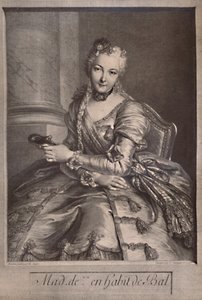 Madame de Pompadour, Ranskan kuninkaan Ludvig XV:n rakastajatar, 1700-luku 1894 tekijältä Pierre Louis de Surugue