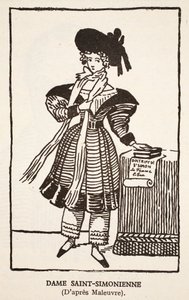 Lady Saint-Simonienne tekijältä Pierre Maleuvre