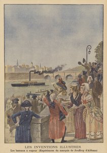 Marquis de Jouffroy dAbbansin keksimä höyrylaiva