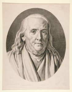 Benjamin Franklin, Jean-Antoine Houdonin veistoksen jälkeen tekijältä Pierre Michel Alix
