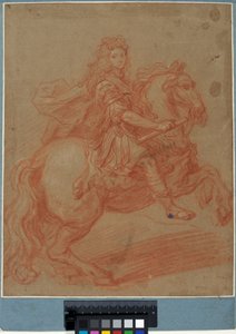 Ludwig XIV. zu Pferd tekijältä Pierre Mignard