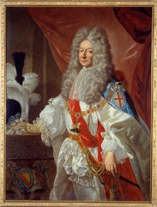 Antonin Nompar de Caumont, Lauzunin herttua (1633-1723), Ranskan marechal ja Montpensierin herttuattaren Grande Mademoisellen puoliso Pierre Mignardin (1612-1695) maalaus 1600-luvun La Rochelle, Antoninin muotokuva - des Beaux Arts