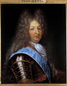 Suuren delfiinin (1661-1711), Ludvig XIV:n pojan muotokuva Pierre Mignardin (1612-1695) maalaus 1600-luvun su. 0,60 x 0,73 m Troyes. Kuvataidemuseo tekijältä Pierre Mignard