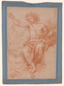 Studie von Apollo oder Johannes dem Täufer tekijältä Pierre Mignard