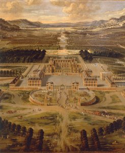 Näkymä Versaillesin palatsiin ja sen puutarhoihin Pierre Patel