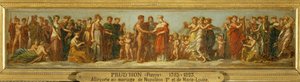 Noces de Hebe et Hercule, Napoleon I:n ja Marie Louisen avioliittoon liittyvä allegoria ... tekijältä Pierre Paul (attr. to) Prud