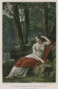 Keisarinna Josephine Malmaisonin puistossa tekijältä Pierre Paul Prudhon