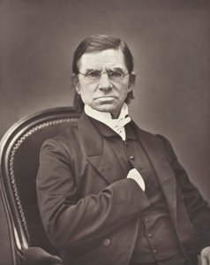 Émile Littré ranskalainen leksikografi ja filosofi, 1801-1881, n. 1876. tekijältä Pierre Petit