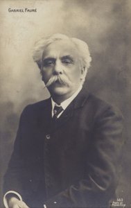 Gabriel Faure, ranskalainen säveltäjä, urkuri, pianisti ja opettaja (1845-1924)