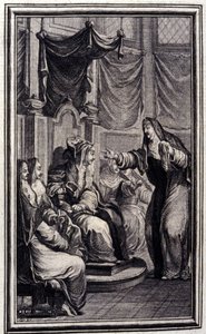 psalteri - Jean La Fontainen "" Tarinoita ja novelleja säkeissä" -osassa. 1776. P.P. Choffardin kuvitus. tekijältä Pierre Philippe Choffard