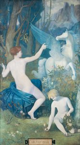 Fantasia: Puvis de Chavannes, Pierre Cecil (1824-1898) tekijältä Pierre Puvis de Chavannes
