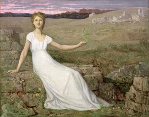 Hope, 1872 (ks. 83731) tekijältä Pierre Puvis de Chavannes