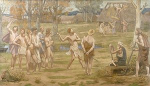 "Ludus Pro Patria" tekijältä Pierre Puvis de Chavannes