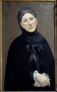 Muotokuva prinsessa Marie Cantacuzenesta, taiteilijanaisesta "Pierre Puvis de Chavannesin maalaus tekijältä Pierre Puvis de Chavannes