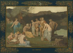 Levätä tekijältä Pierre Puvis de Chavannes