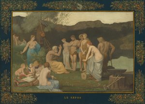 Lepo, c. 1863. tekijältä Pierre Puvis de Chavannes