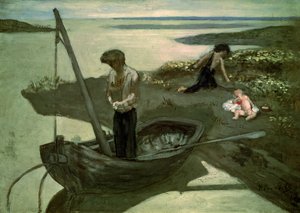 Luonnos köyhälle kalastajalle tekijältä Pierre Puvis de Chavannes