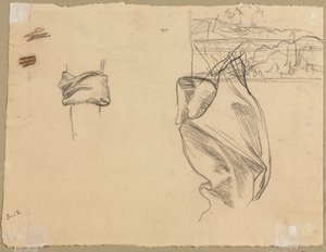 Verho- ja maisematutkimukset (käänteinen) tekijältä Pierre Puvis de Chavannes