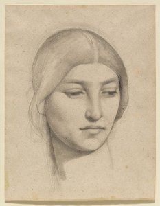 Naisen pään tutkielma tekijältä Pierre Puvis de Chavannes