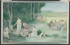 Summer tekijältä Pierre Puvis de Chavannes