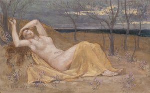 Tamaris, noin 1886-87 tekijältä Pierre Puvis de Chavannes