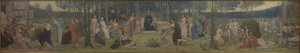 Sorbonnen allegoria tekijältä Pierre Puvis de Chavannes