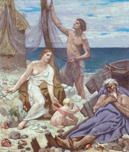 Kalastajan perhe tekijältä Pierre Puvis de Chavannes